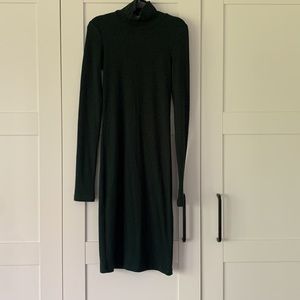 Turtleneck knit dress